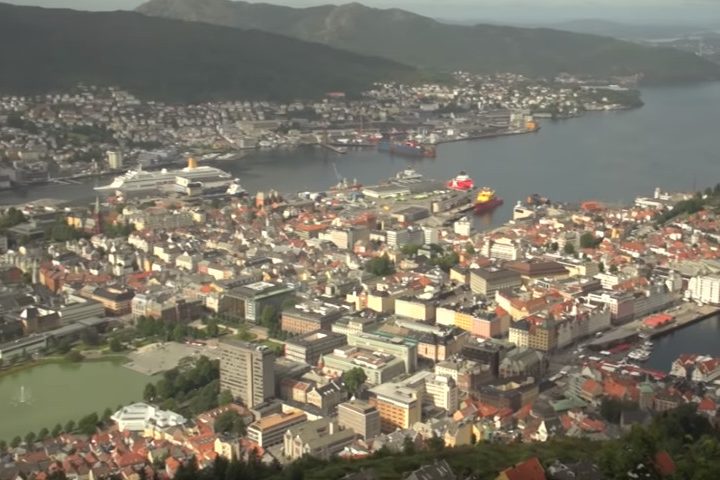 Bergen from elevation