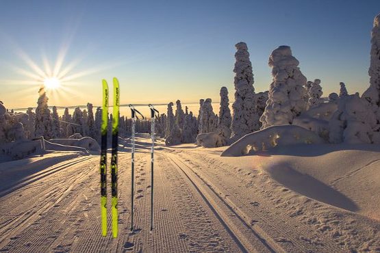 Nordic Skiing Equipment Finlland Lapland Nordic Skiing Equipment Finlland Lapland